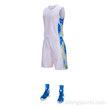 Calções Treinamento Homens Basquete Uniforme Reversível Basquete Uniforme Definir Basquete Jersey Sets